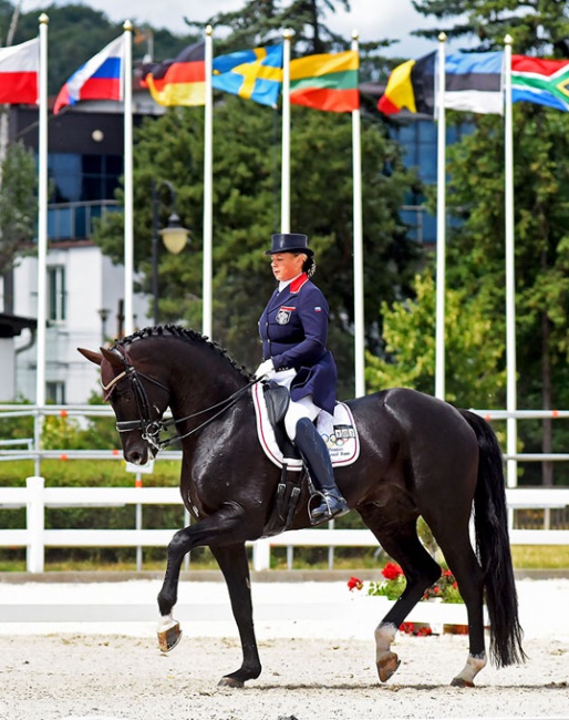 Regina Isachkina wins the World Cup Qualifier at the 2018 CDI-W Sopot :: Photo © Joanna Kruk