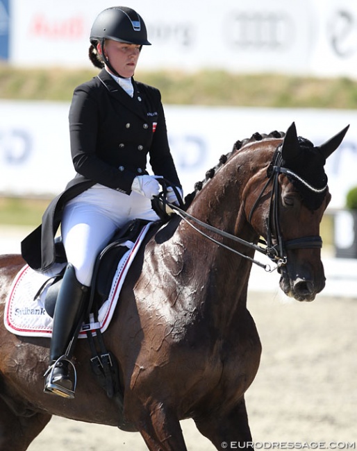 Josefine Hoffmann and Honnerups Driver at the 2018 CDIO Uggerhalne :: Photo © Astrid Appels