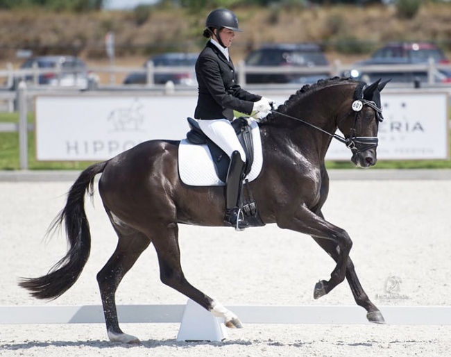 Ida Vavrikova and Jorick A at the 2018 Pavo Cup qualifier in Kronenberg, The Netherlands