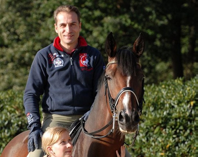 Italian dressage trainer Alessandro Alemani