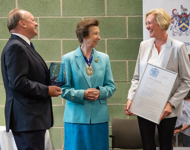 Vanessa Fairfax Receives the Queen's Award for Innovation from Princess Anne