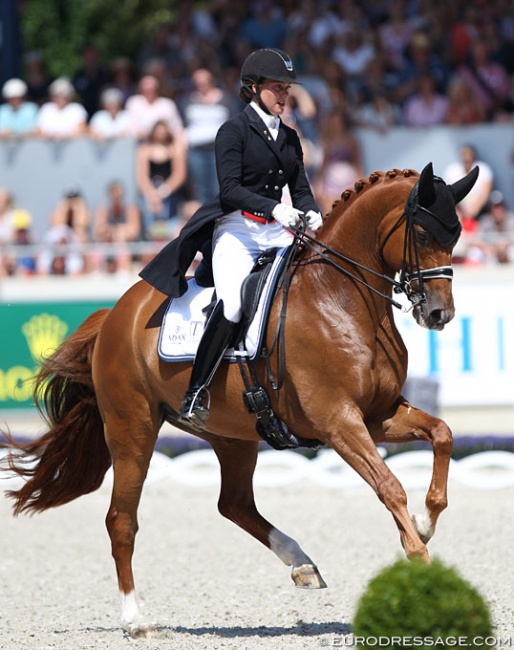 Cathrine Dufour and Atterupgaards Cassidy at the 2018 CDIO Aachen :: Photo © Astrid Appels