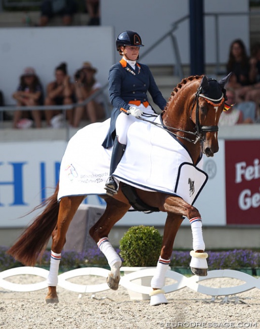 Jeanine Nieuwenhuis and TC Athene won the 2018 CDIO-U25 Aachen :: Photo © Astrid Apples