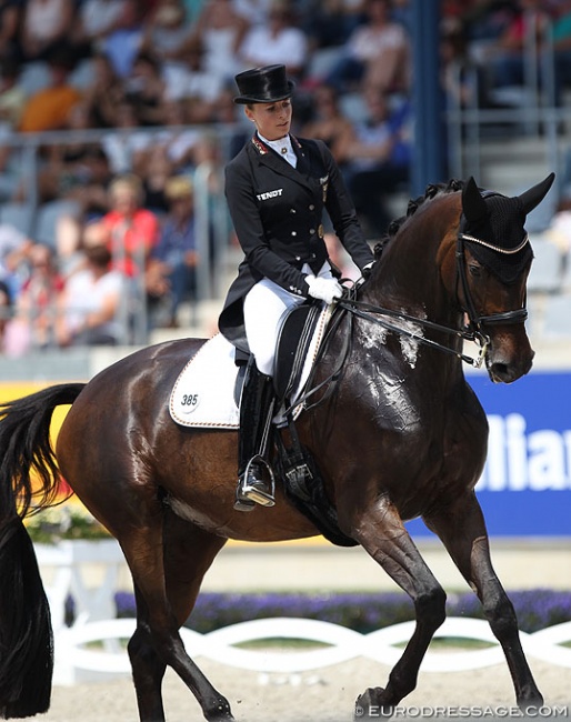 Jessica von Bredow-Werndl and Dalera BB at the 2018 CDIO Aachen :: Photo © Astrid Appels