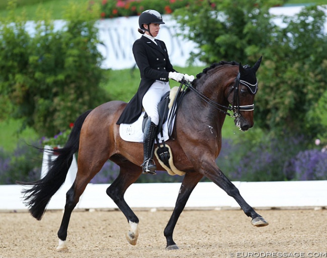 Simone Pearce and Wladimir O.A. at the 2018 CDI Fritzens :: Photo © Astrid Appels