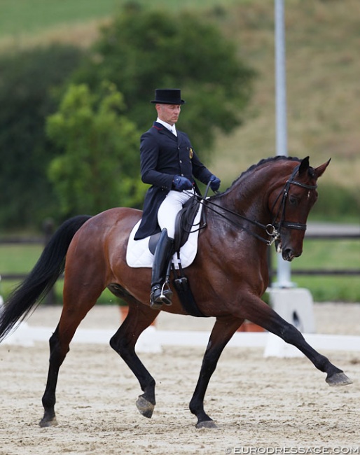 Jeroen Devroe and Eres DL at the 2018 CDI Leudelange :: Photo © Astrid Appels