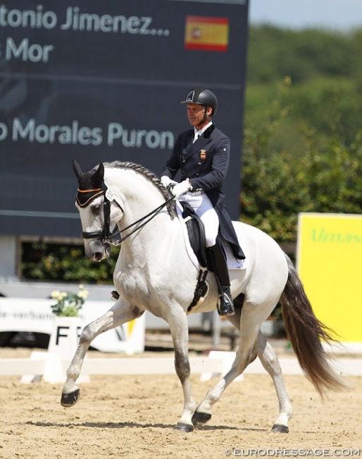 Juan Antonio Jiménez Cobo and Euclides MOR at the 2018 CDI Leudelange :: Photo © Astrid Appels