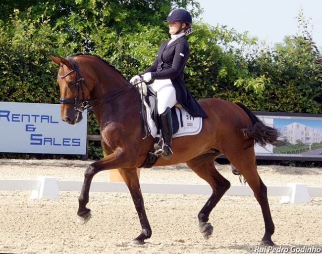 Jazmin Yom-Tov and Hexagon's Zodinde at the 2018 CDI Leudelange :: Photo © Rui Pedro Godinho