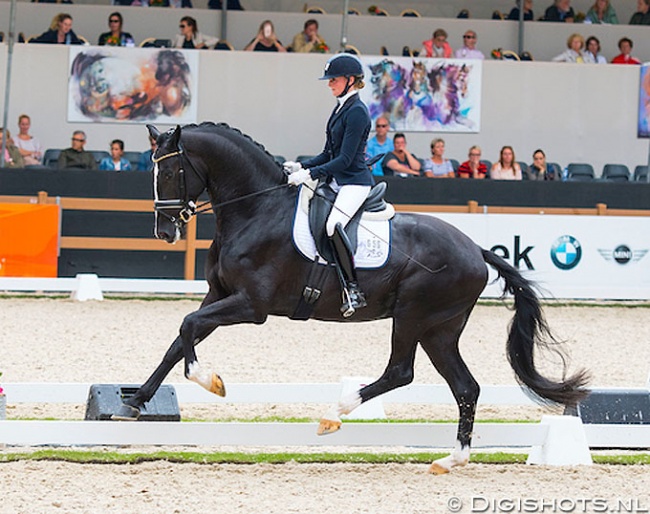 Marieke van der Putten and Jameson RS2 in the 2018 Pavo Cup Semi-Finals :: Photo © Digishots