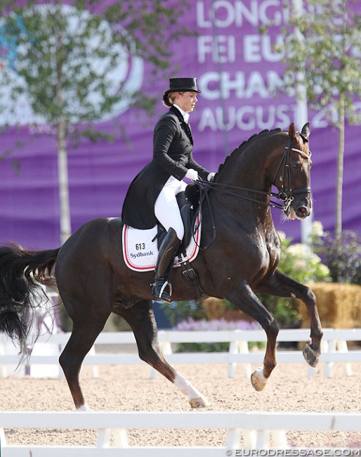 Anna Kasprzak and Donnperignon at the 2017 European Dressage Championships in Gothenburg :: Photo © Astrid Appels