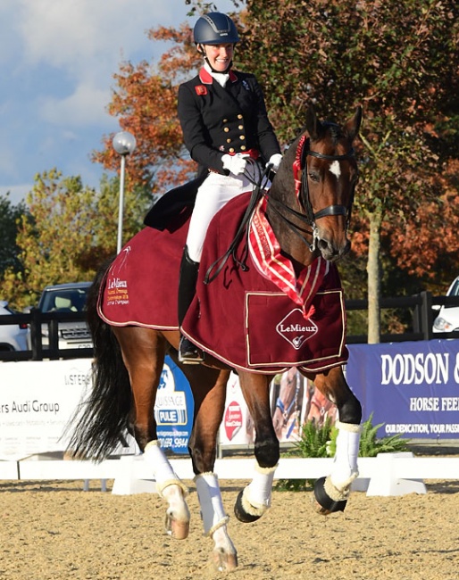 Lara Butler and Rubin al Asad at the 2018 British Grand Prix Champions :: Photo © Kevin Sparrow