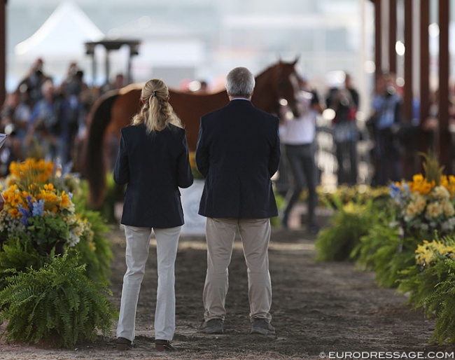 The horse inspection at the 2018 World Equestrian Games :: Photo © Astrid Appels