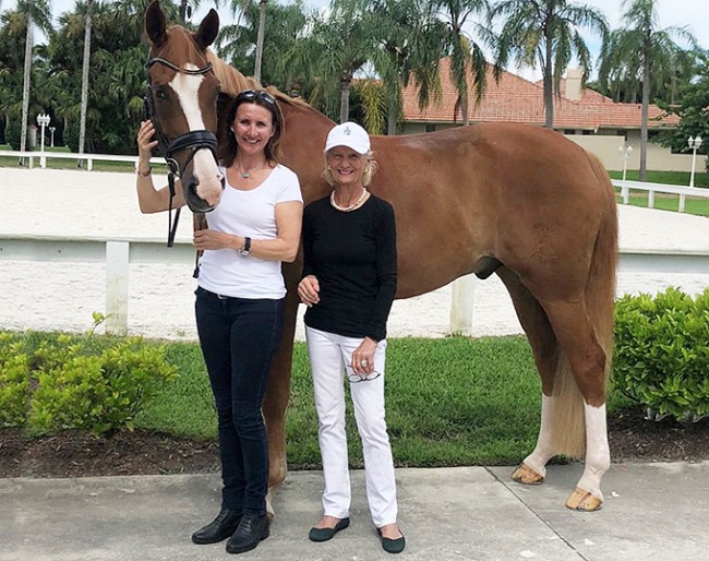 Mikala Munter and Janne Rumbough with Farbentanz