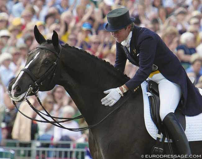Kyra Kyrklund and Max at the 2009 European Championships in Windsor :: Photo © Astrid Appels