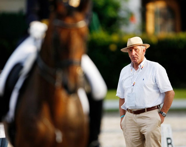 Dressage Trainer Klaus Balkenhol at work :: Photo © Thomas Holbecher