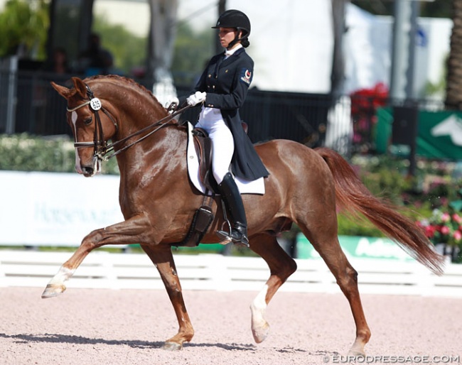 Naima Moreira Laliberté and Belafonte at the 2016 CDI Wellington :: Photo © Astrid Appels