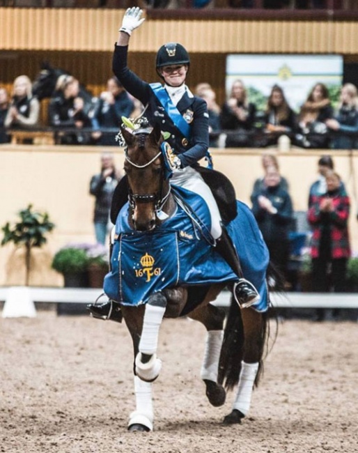 Malin Nilsson and Foreign Affair at the 2018 CDI Flyinge :: Photo © Filip Gustafsson