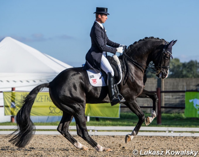 Benjamin Werndl and Daily Mirror win the World Cup Qualifier at the 2018 CDI-W Fot :: Photo © Lukasz Kowalski