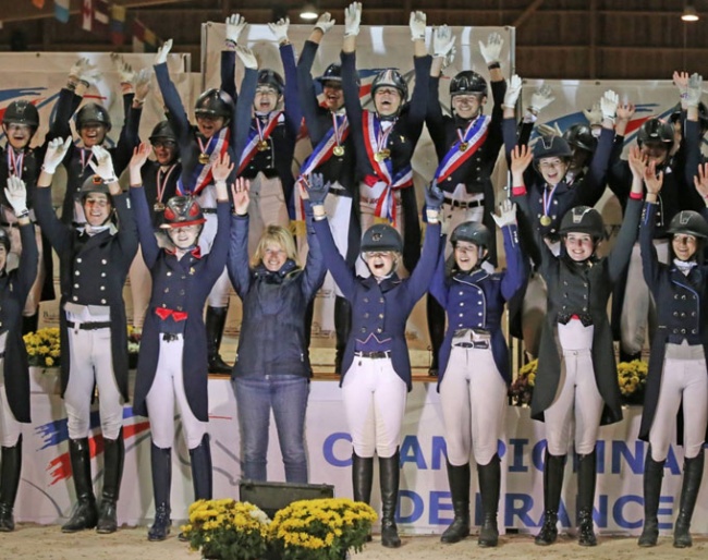 The French youth champions of 2018 in all divisions from amateur to FEI level