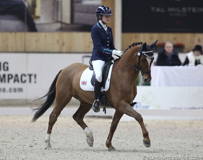 Bonnie Bourne on Fin C at the 2018 CDI Lier :: Photo © Astrid Appels