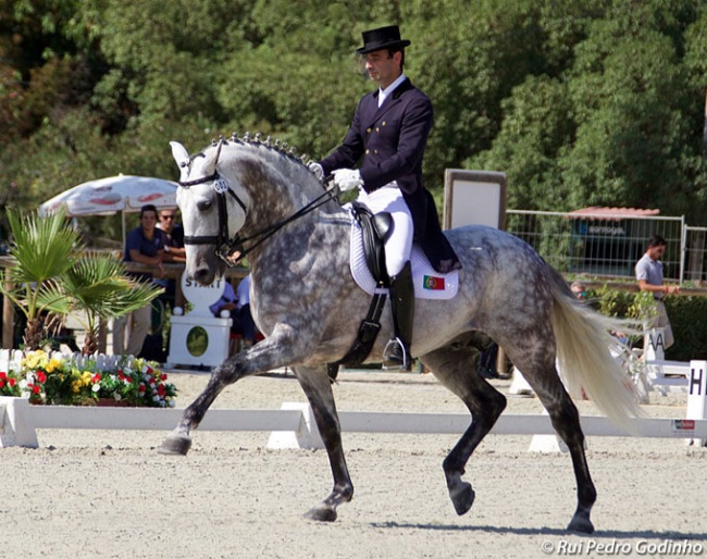 Rodrigo Torres and Fogoso win the big tour at the 2018 CDI Lisbon :: Photo © Rui Pedro Godinho