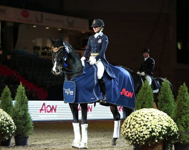 Natalie Oldforst and Mickey M win the 2018 CDI-W Tallinn World Cup qualifier :: Photo © Aldi Aleva