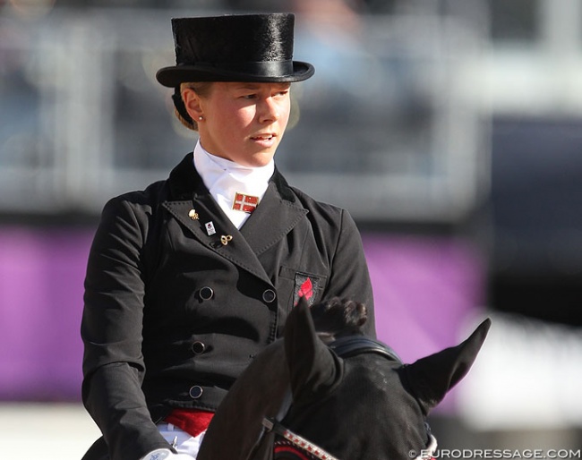 Agnete Kirk Thinggaard at the 2017 European Dressage Championships :: Photo © Astrid Appels