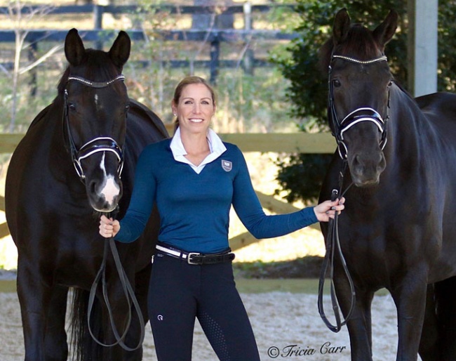 Justine Wilson with Sierranova and Erludine DVB :: Photo © Tricia Carr