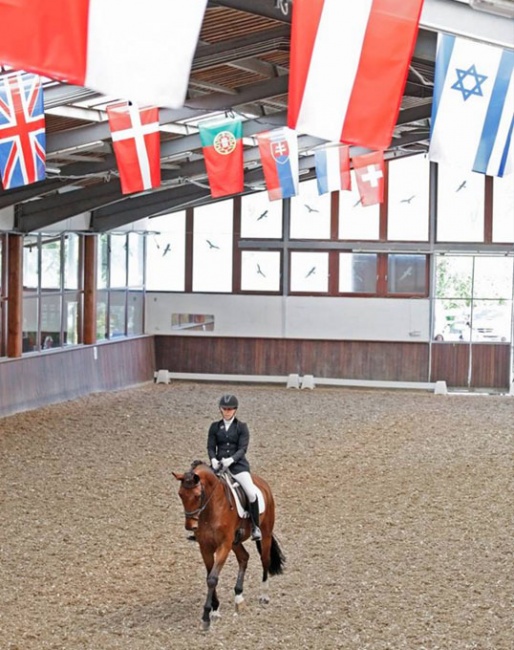 Top Level dressage competition at the 2019 Open Winter Cup at Stable Unikornis near Budapast, Hungary :: Photo © Anett Somogyvári