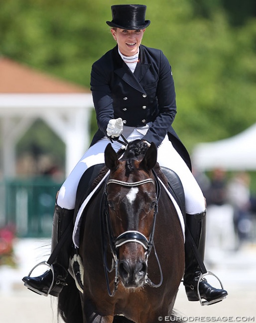 Morgan Barbançon Mestre and Sir Donnerhall II at the 2018 CDIO Compiègne :: Photo © Astrid Appels