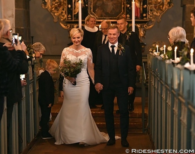 Marie Krabbe and Ib Kirk got married :: Photo © Ridehesten
