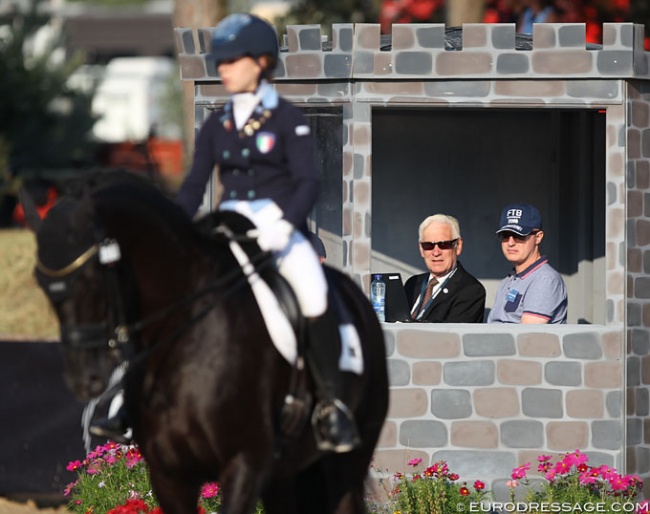 Leif Tornblad at the 2018 European Junior/Young Riders Championships :: Photo © Astrid Appels