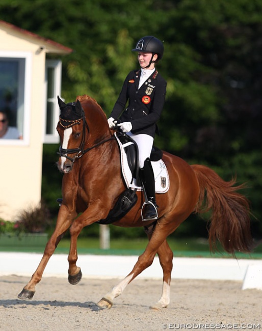 Julia Barbian and Der Kleine König at the 2018 CDIO-PJYR Hagen :: Photo © Astrid Appels