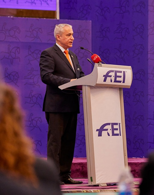 Ingmar de Vos at the 2018 FEI General Assembly :: Photo © FEI