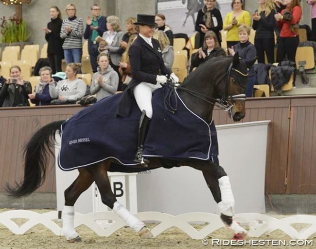 Dorothee Schneider and Pathétique win the GP Special at the 2018 CDI Randbol :: Photo © Ridehesten