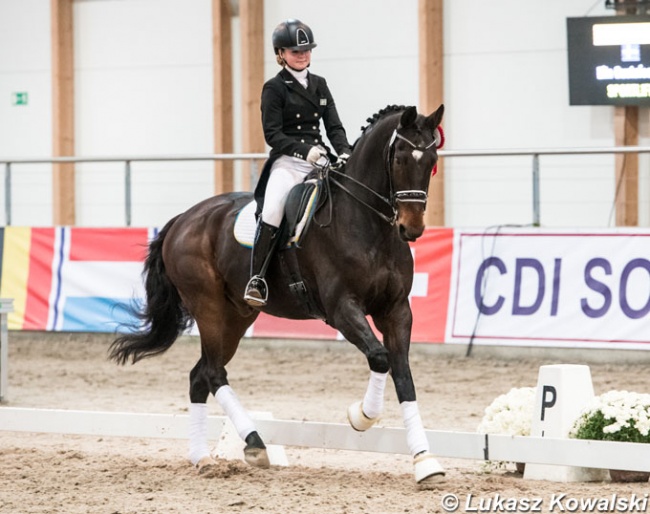 Elin Gustafsson and Sportlife at the 2018 CDI Sopot :: Photo © Lukasz Kowalski