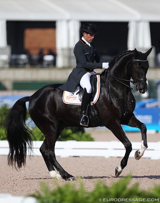 Severo Jurado Lopez and Deep Impact at the 2018 World Equestrian Games :: Photo © Astrid Appels