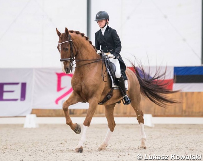 Ida Persson and Tago at the 2018 CDI-W Zakrzow :: Photo © Lukasz Kowalski