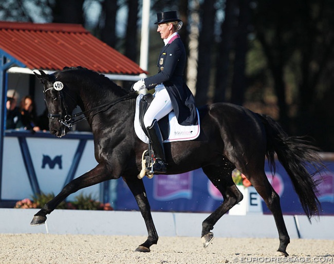 Bernadette Brune and Di Magic OLD at the 2015 CDI Vidauban :: Photo © Astrid Appels