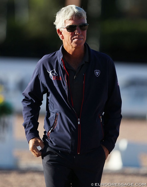 USDF President and USEF Youth Team Trainer George Williams :: Photo © Astrid Appels