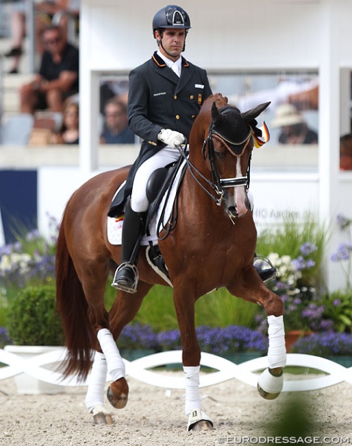 Antonio Laiz Zandio and Eye Catcher at the 2018 CDIO Aachen :: Photo © Astrid Appels