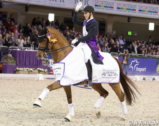 Daniel Bachmann Andersen and Blue Hors Veneziano win the 2018 Louisdor Cup Finals :: Photo © LL-foto