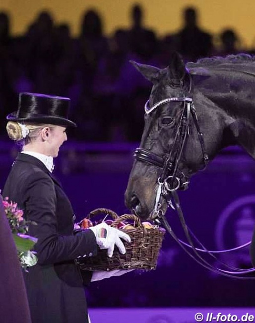 Jessica von Bredow-Werndl and Unee BB at the 2018 CDI Frankfurt :: Photo © LL-foto