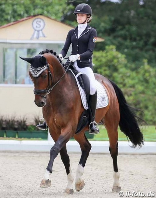 Anabel Huther on Fürst Fidell at the 2018 CDIO-PJYR Hagen :: Photo © LL-foto