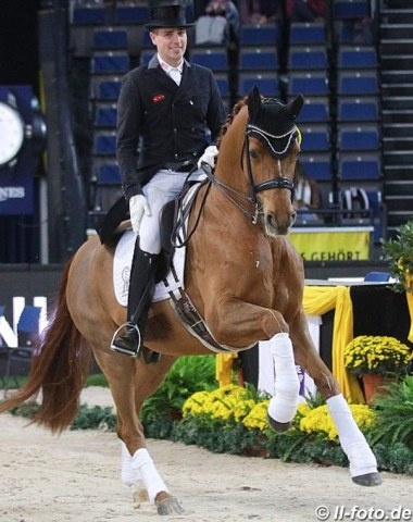 Frederic Wandres and Duke of Britain at the 2018 CDI-W Stuttgart :: Photo © LL-foto