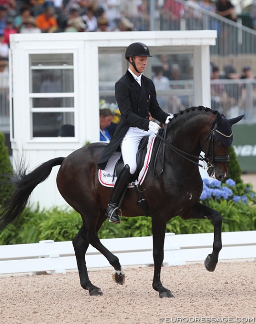 Daniel Bachmann Andersen and Blue Hors Zack at the 2018 World Equestrian Games :: Photo © Astrid Appels