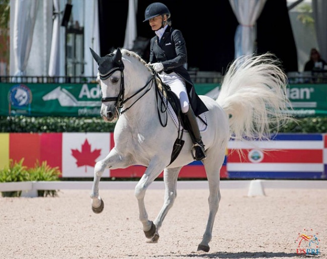 2018 Copa USPRE Grand Prix Champions Janne Rumbough and Armas Zumbel