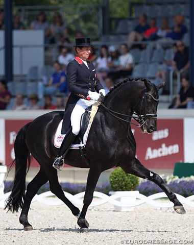 Emile Faurie and Delatio at the 2018 CDIO Aachen :: Photo © Astrid Appels