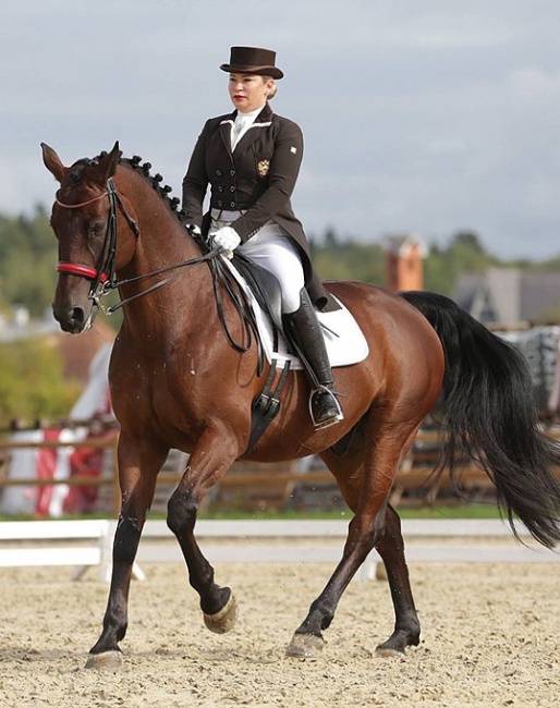 Diana Zakharova competing Torress in Moscow