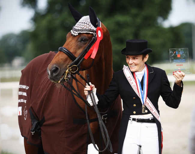 Iva Jurak Lukicic is the 2018 Croatian Dressage Champion in the senior division :: Photo © Lidija Novkovic